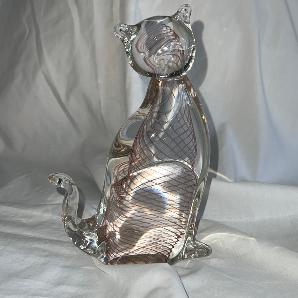 LENOX. VINTAGE CRYSTAL CAT.